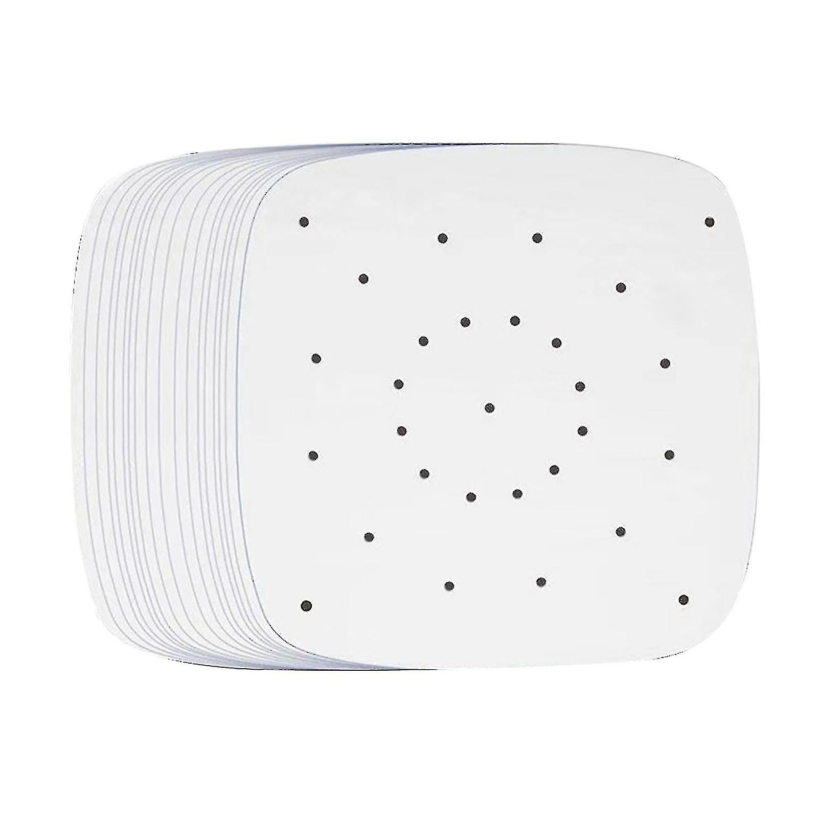 100pcs Non-stick Air Fryer Pad Paper Household Barbecue Paper Oven Baking Paper Steamer Paper