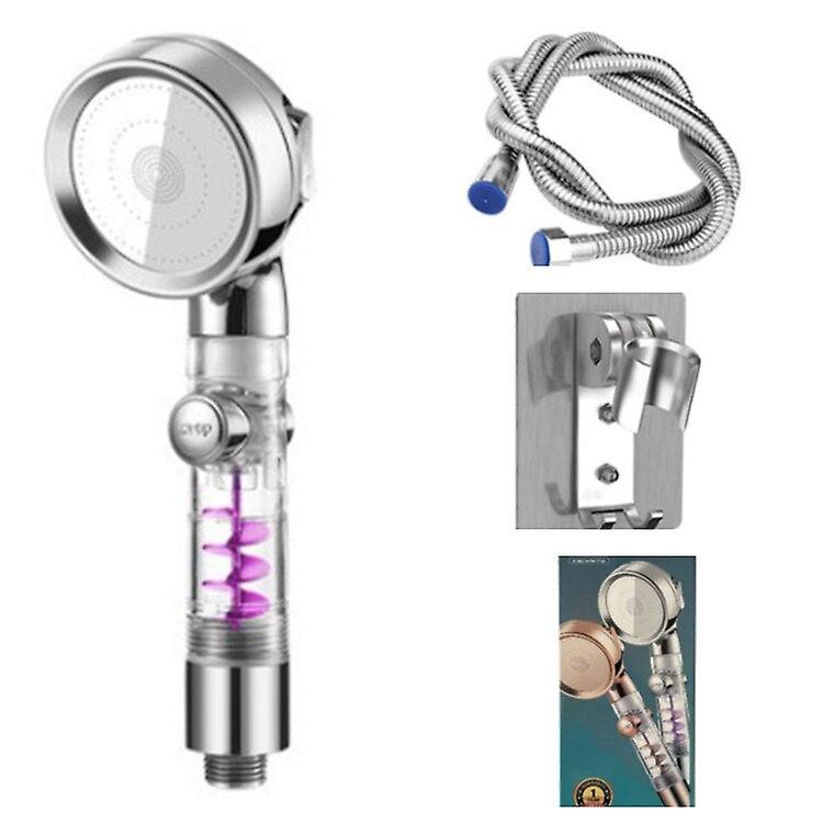 Magic Watering High Pressure With Filter 3-function Shower Head With One Key Stop Bathroom Handheld Sprayer  Nozzle