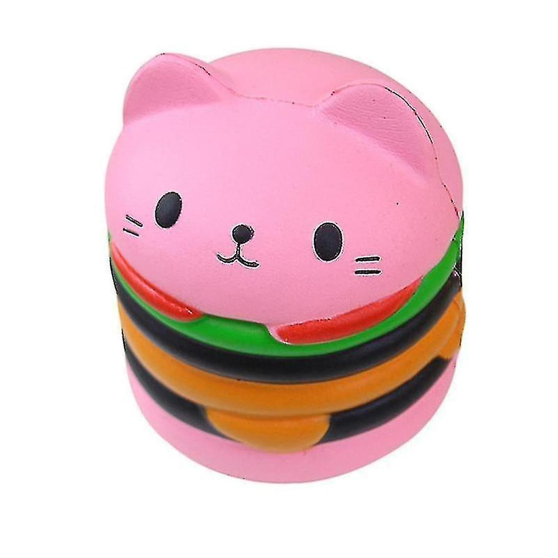 Cute Jumbo Squishy Deer Cake Scented Food Cat & Hamburger Slow Rising9.5cm-100016350