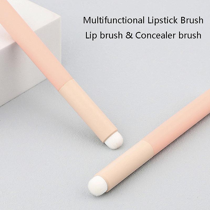 1pc Mini Round Head Makeup Brushes Matte Lipstick Smudge Concealer Lip Brush