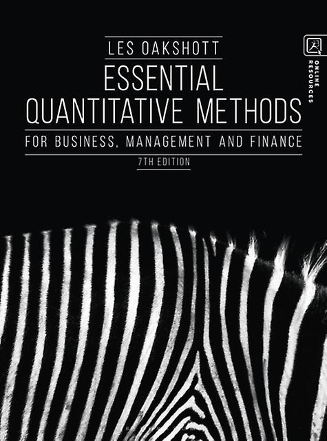 Essential Quantitative Methods by Oakshott & Les University of Warwick & UK Paperback