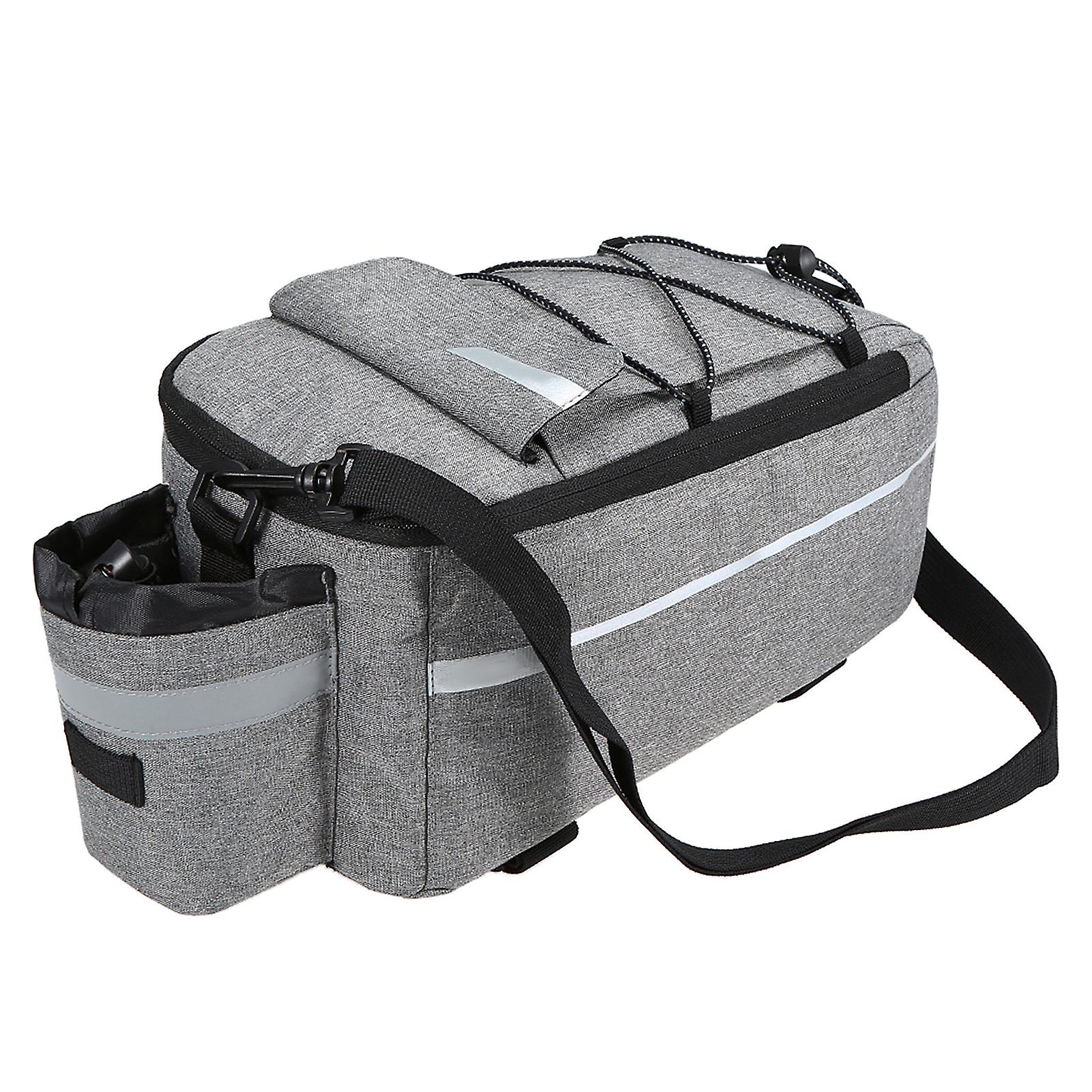 Insulated Trunk Cooler Bag Bicycle Rear Rack Storage Bag Reflective