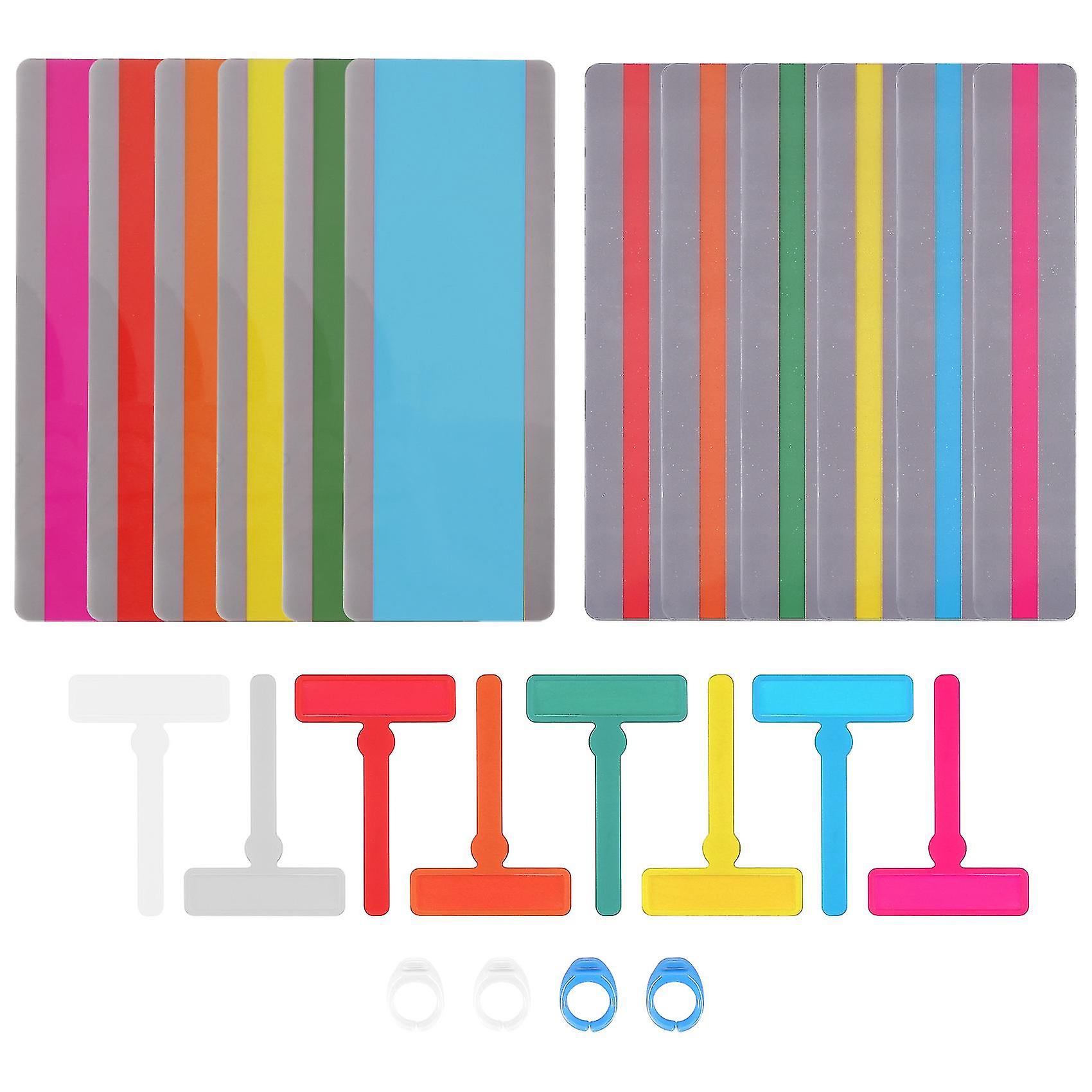 24 Reading Strips Include Highlighter 12 Pieces Guided Reading Highlight Strips 4 Pieces Rings For