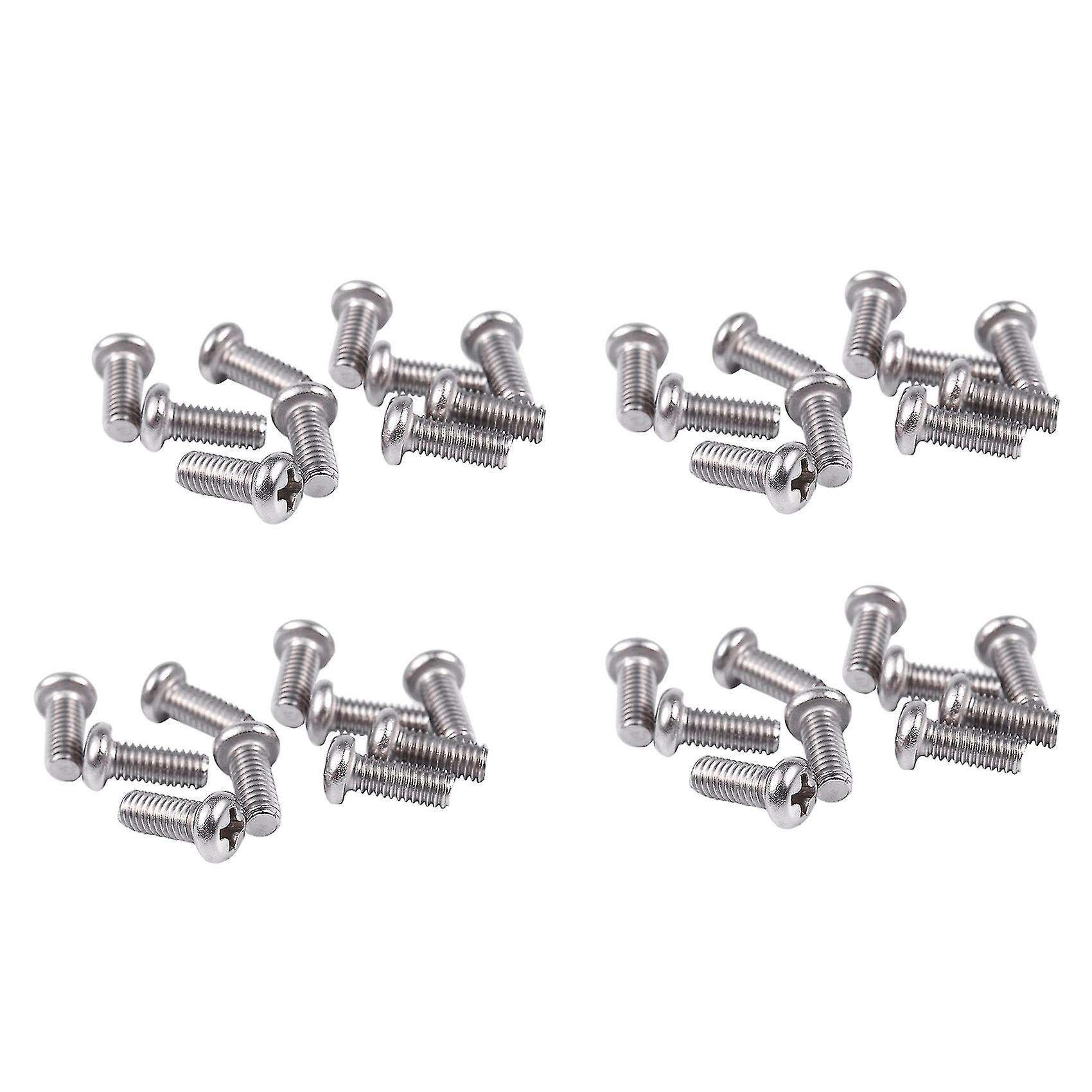 10 Pcs Computer Tv Lcd Mon D Bracket Mounting Screw M4x10mm