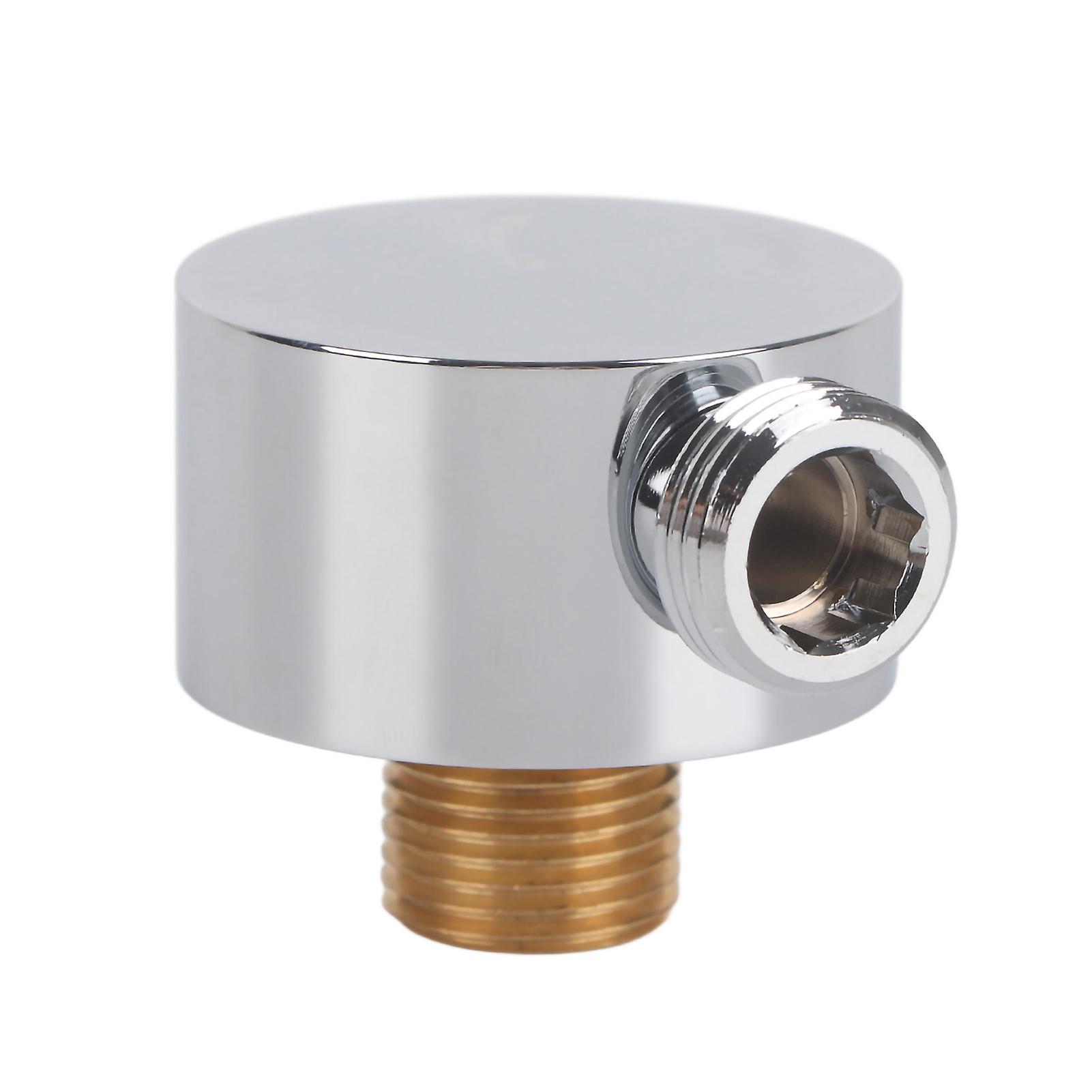 G1/2 Brass Round Shape Shower Hose Connector Shower Outlet Elbow Accessories