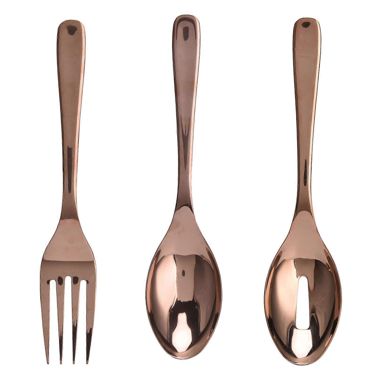 Fork, Scoop, Slotted Spoon, Stainless Steel, Cutlery Set, Exquisite, Kitchen Tableware