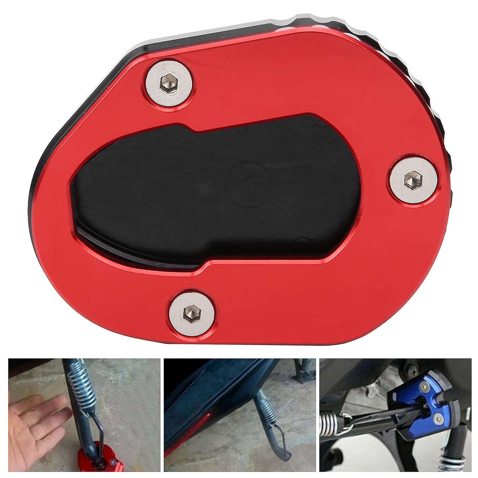 Side Stand Base,Motorcycle Side Stand Base Kickstand Extension Pad Side Stand Enlarger Plate User-Friendly Design
