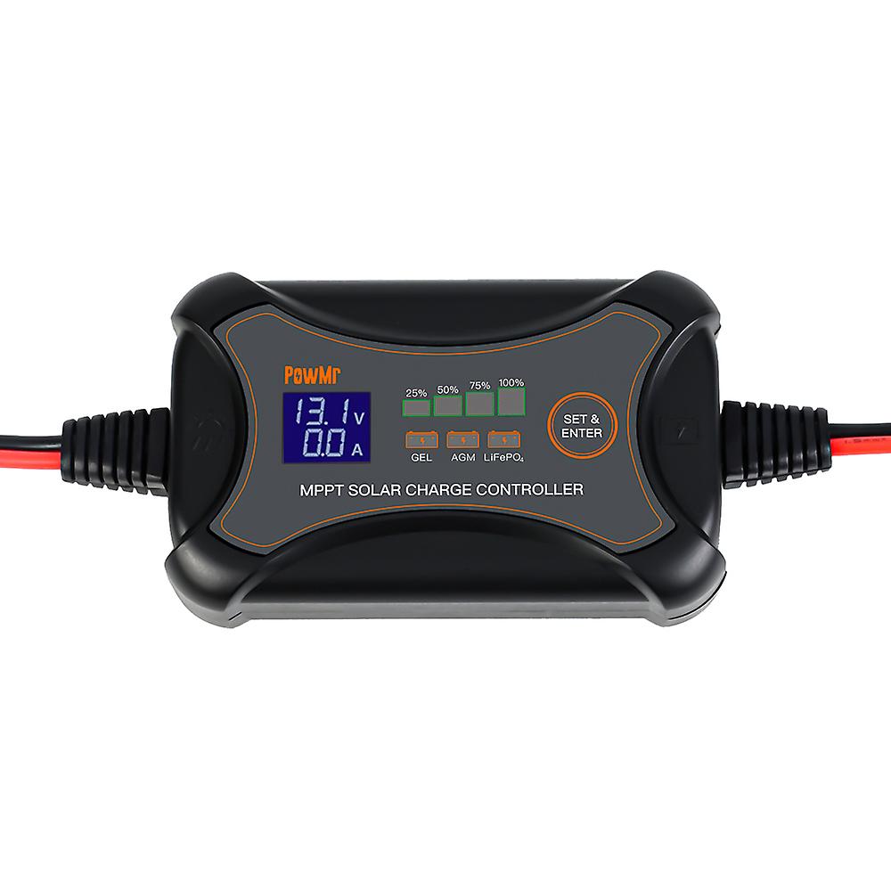 Lcd Display 10a Solar Controller Portable Solar Panel Battery Regulator