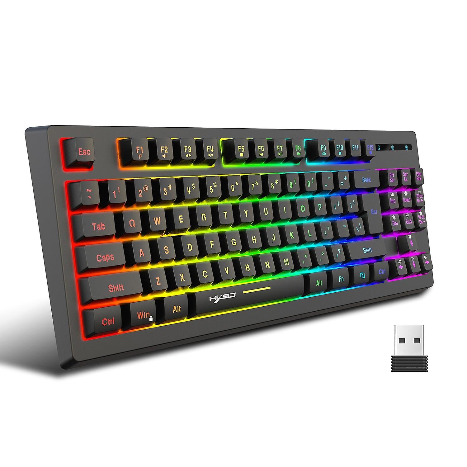 HXSJ L100 87 Keys Wireless Keyboard