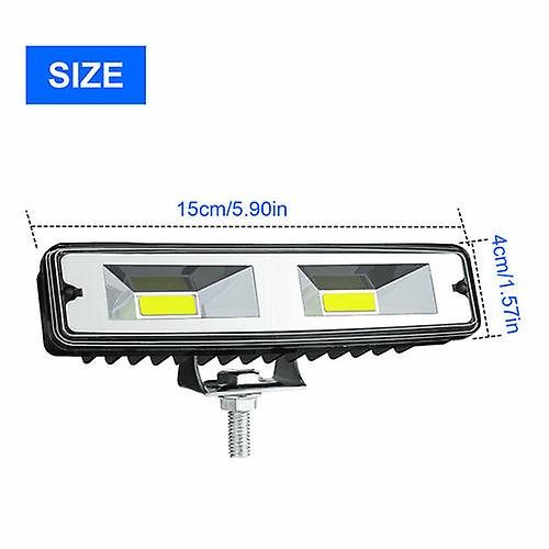 12V 48W LED Work Light Bar Spot Lamp For Off-Road 4WD SUV ATV Car w/ Bracket