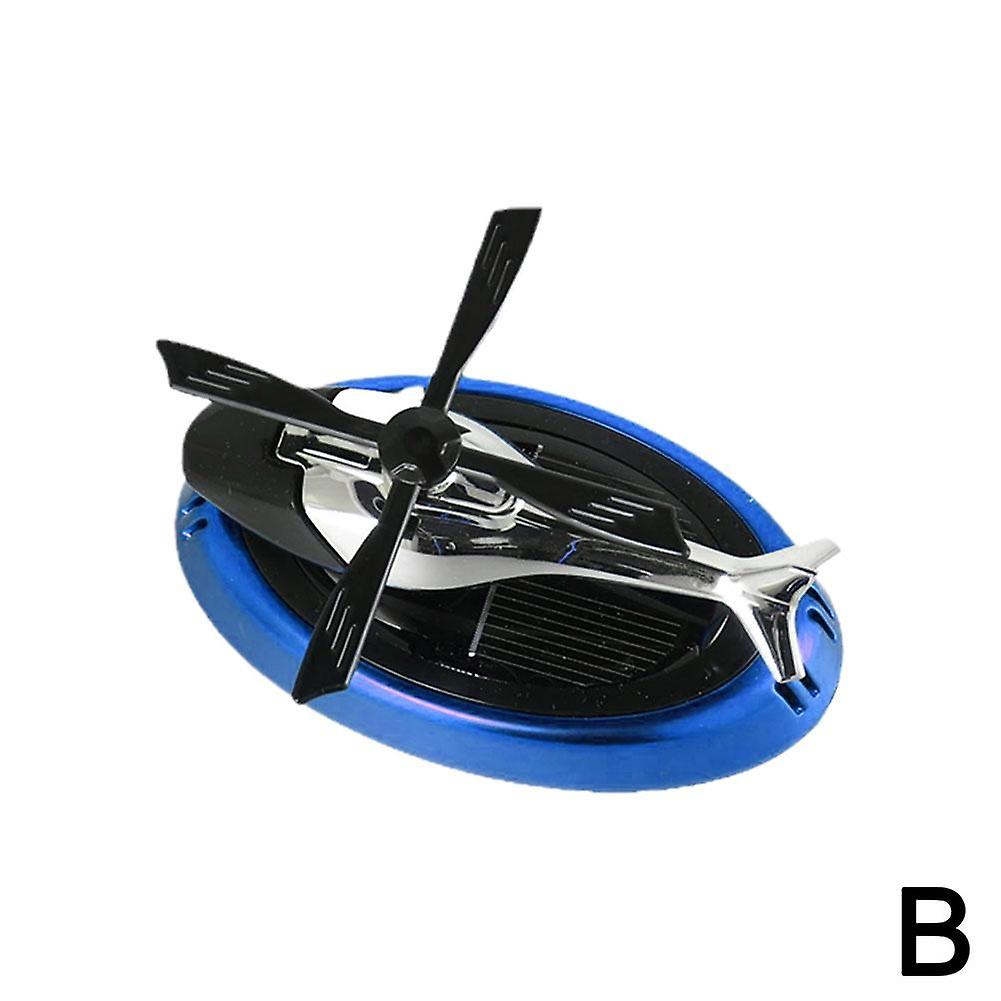 Solar Powered Car Perfume Diffuser Rotating Air Freshener with Dual Fragrance Modes