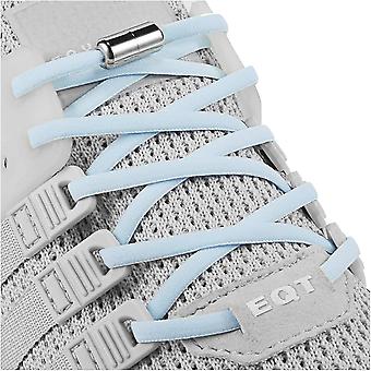 SUJI Sky blue Elastic No Tie Shoe Laces For Adults,Kids,Elderly,System With Elastic Shoe Laces(5 Pairs )