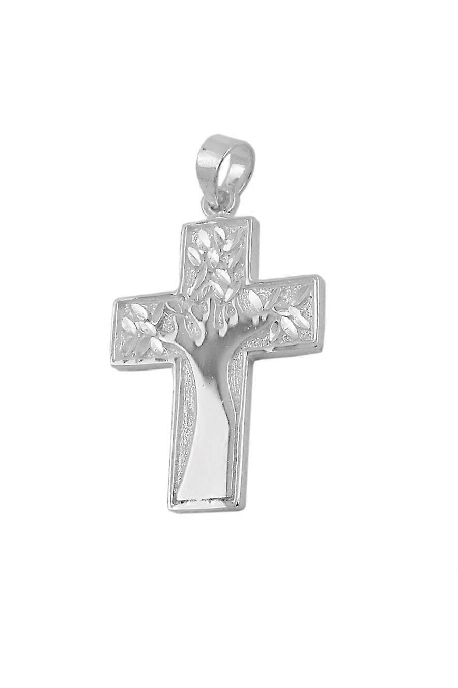 Pendant Cross With Tree Silver 925 - Gl93743