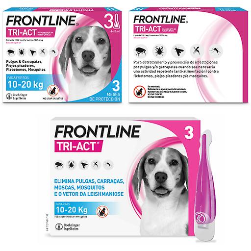 Frontline Pipettes Tri Act Race Moyenne 10-20 Kg