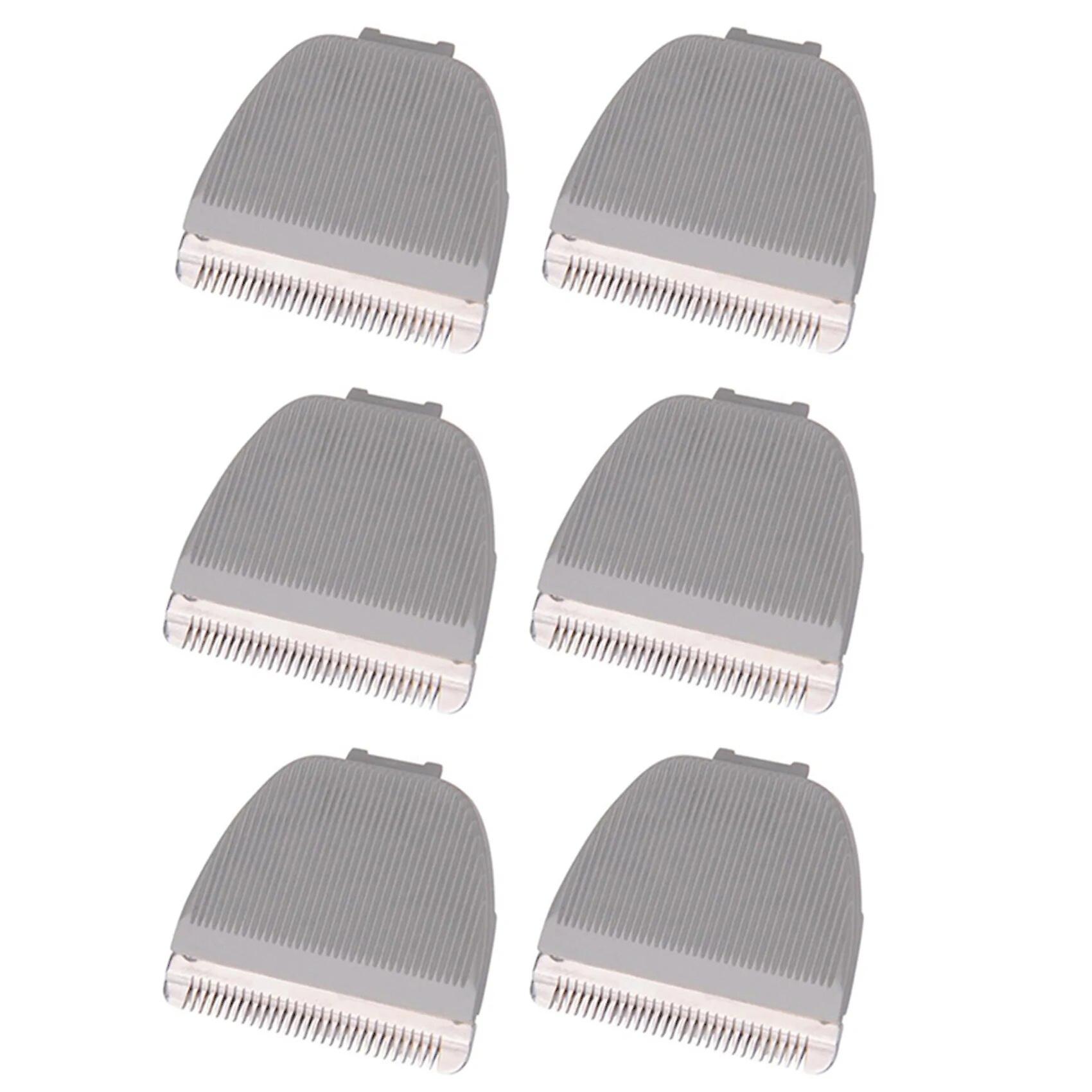 6pcs Hair Clipper Spare Blade for Codos CP-6800 KP-3000 CP-5500, Gray~27963