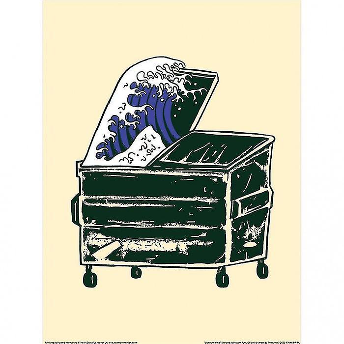Popcorn Punk Dumpster Wave Print