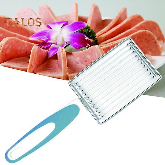 Ham Slicer Hanging Storage Cutting Evenly Sturdy Structure Practical Handheld Vegetable Luncheon Meat Slicing Cutter Tool