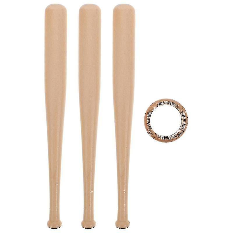 1 مجموعة من خشبية مصغرة البيسبول الخفافيش شكل حامل البيسبول حامل البيسبول موقف