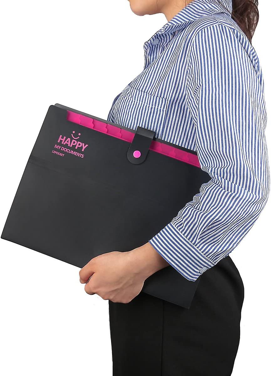 Compartment folder A4, document folder A4 expandable portable file folder A4 compartment folder A4