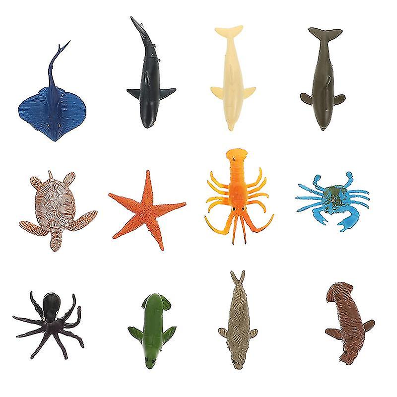 1set Simulation Marine Life Models
