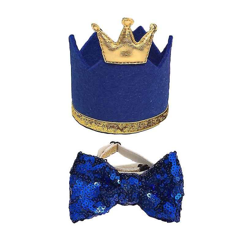 1set Hund Geburtstagsmütze mit Bowknot