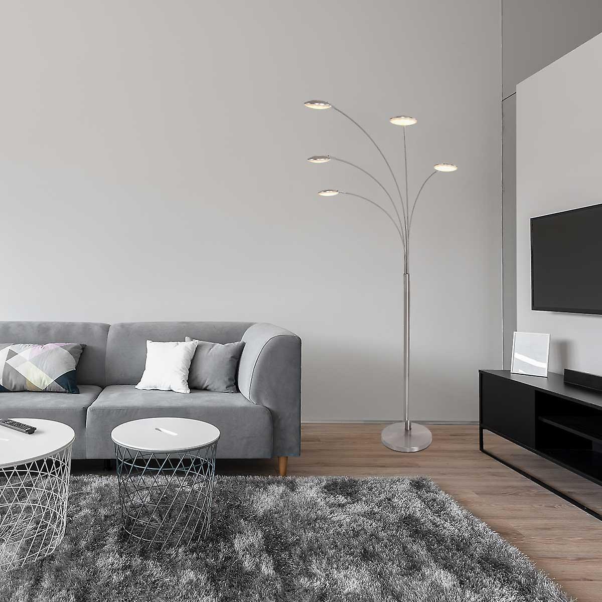 Mexlite vloerlamp Vloerlampen - staal - metaal - 1327ST