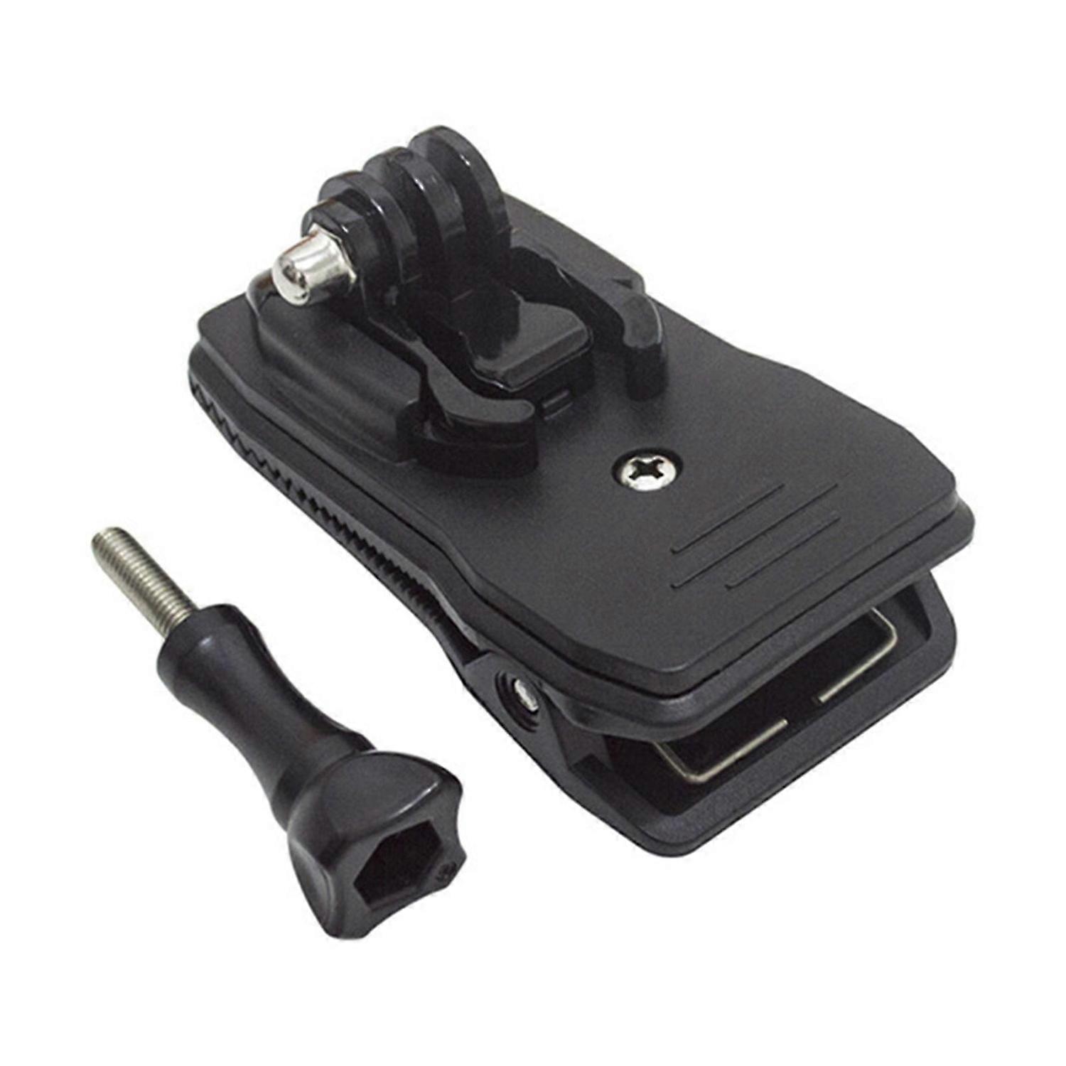 Camera Backpack Clip Mount 360 Degree Rotation Stable Fixing Easy to Carry Action Camera Strap Mount