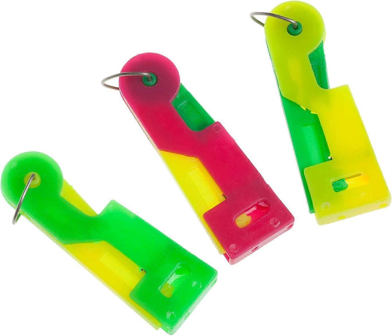 Needle threading aids (sewing machine and hand): 3 x plastic automatic threading machine