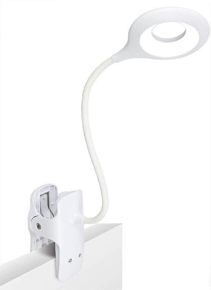 28 LED Reading Light, 9 Different Settings Eye Protect Book Clip Light, USB Rechargeable Reading Light, Touch Control,White