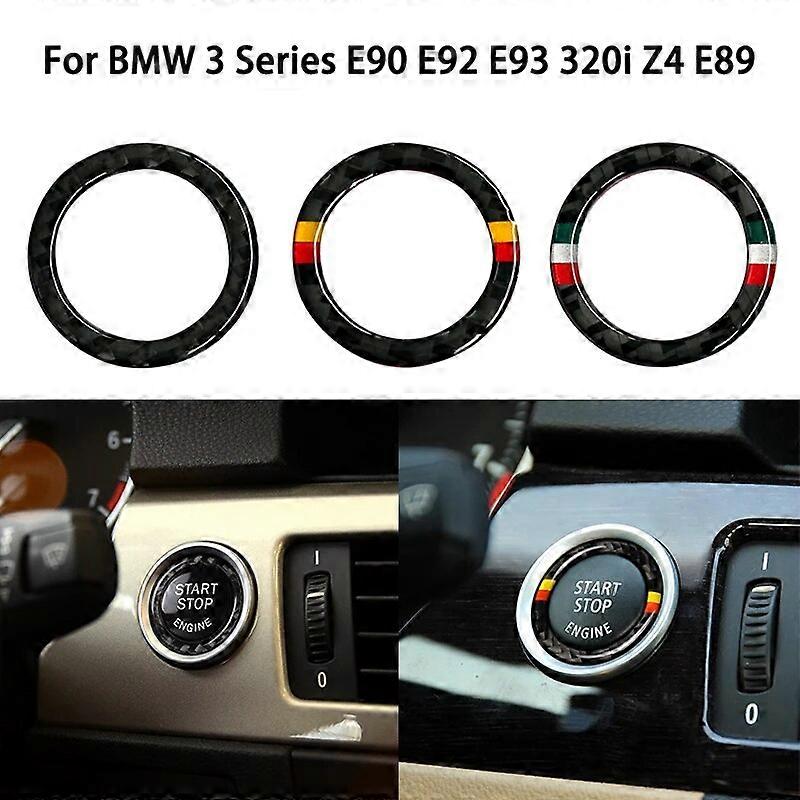 New One~Click Start Decoration Circle Stickers Start Up Engine Button Decal For BMW 3 Series E90 E92 E93 320i Z4 E89 2009~2012 ST1M850