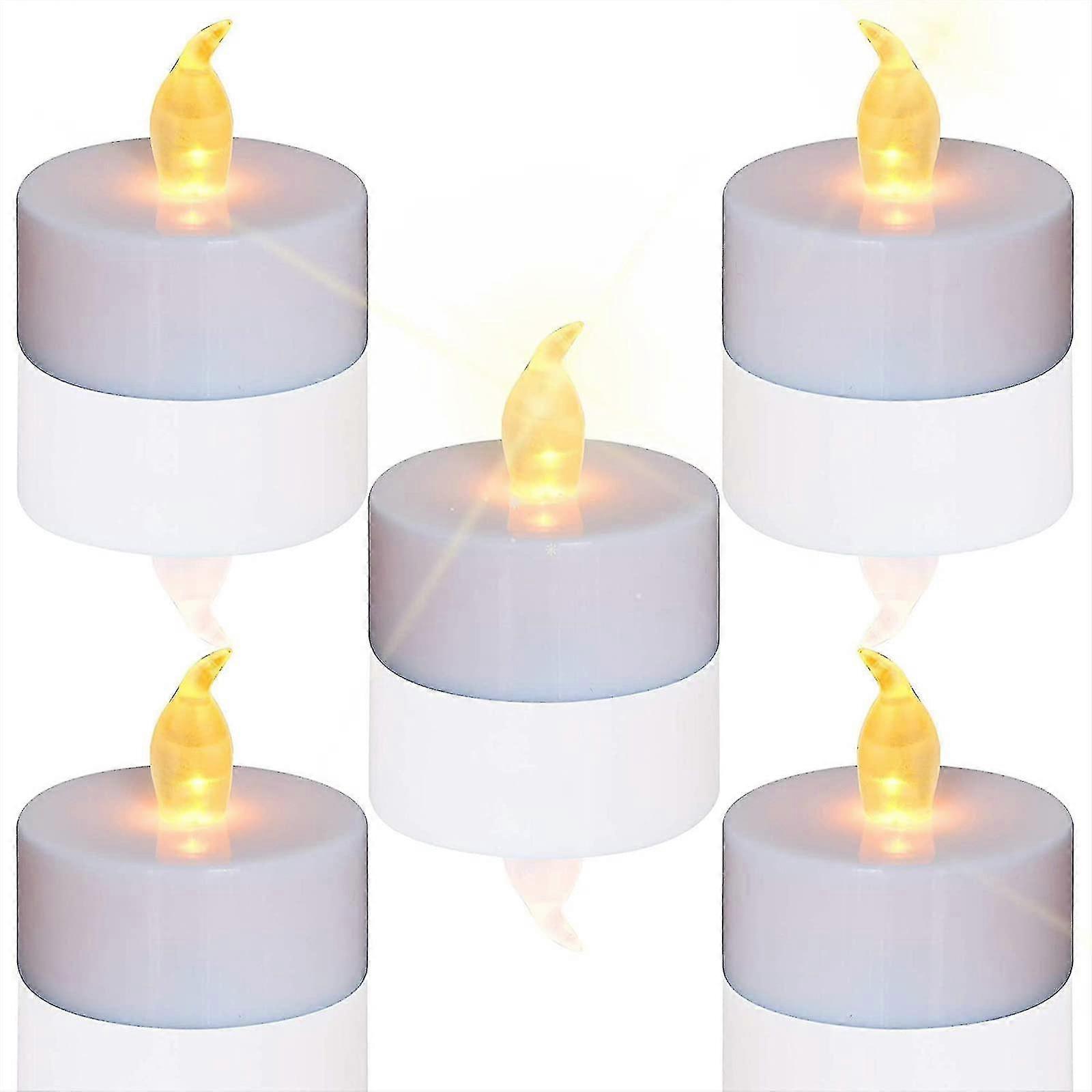 Tea Lights,led Candles Flickering Flameless Candles, 24-pack Realistic Battery Operated Fake Candle