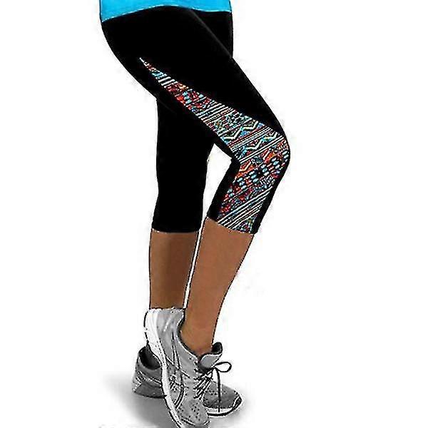 GYFDYM נשים חותלות 3/4 קאפרי יוגה מכנסיים כיס חדר כושר כושר ריצה ספורט יבול