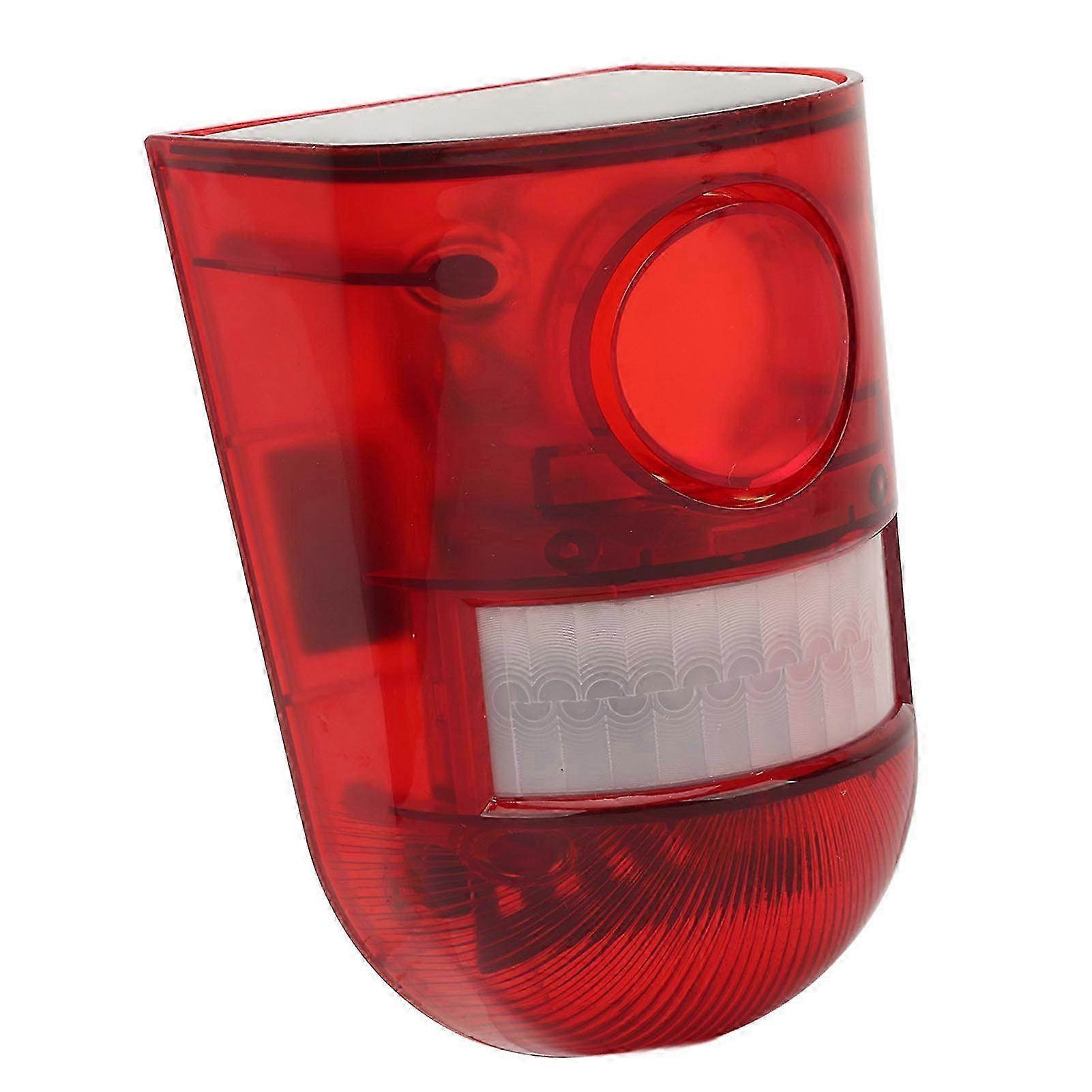 Solar Motion Sensor Alarm 129dB Sound IP65 Waterproof Security Light for Farm Warehouse_Dec