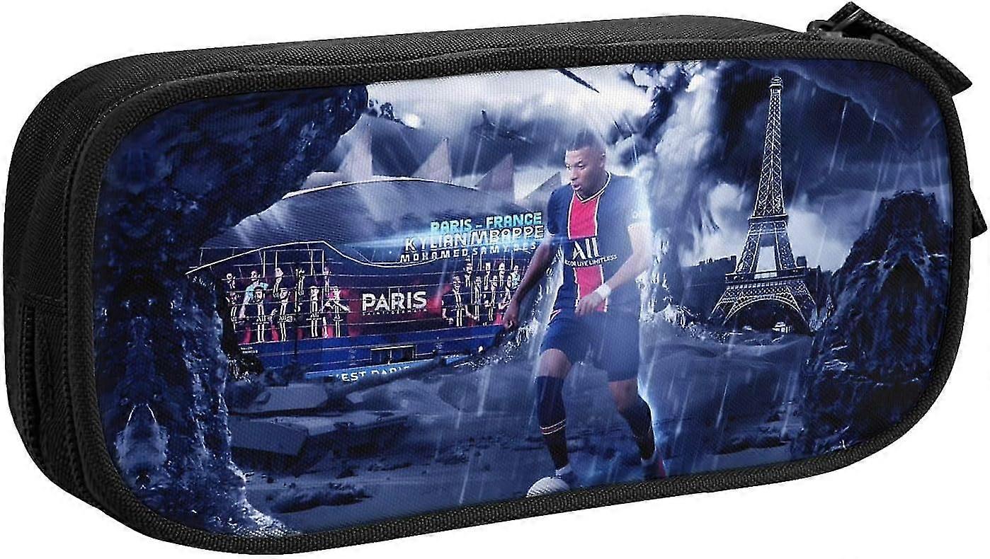 Mbappe #10 Big Capacity Pencil Pen Case For Office College Large
