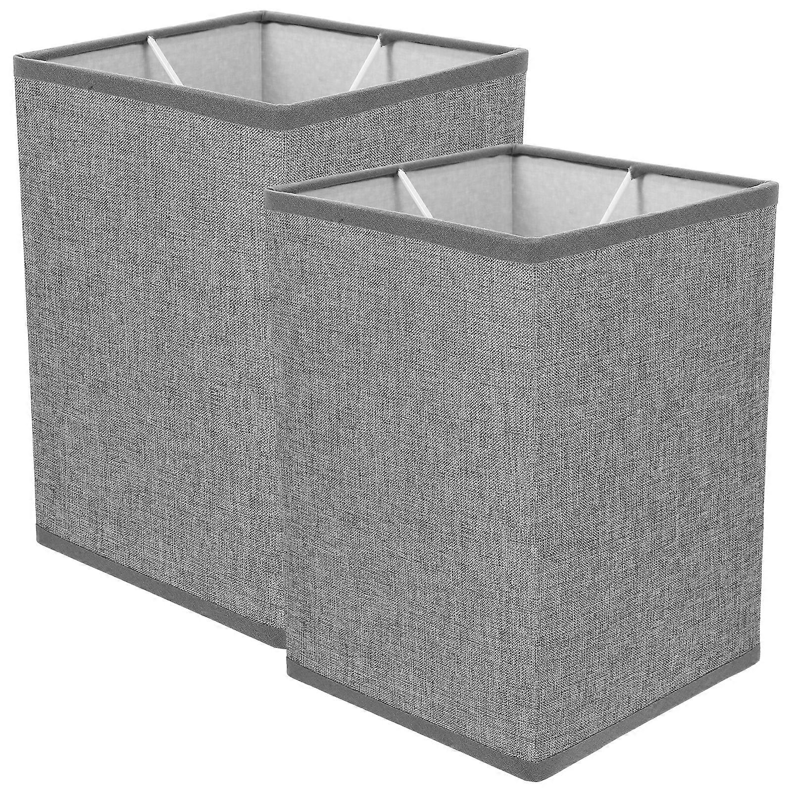 2Pcs Bedside Light Lampshade Modern Style Linen Light Shade Wall Light Chandelier Lamp Shade
