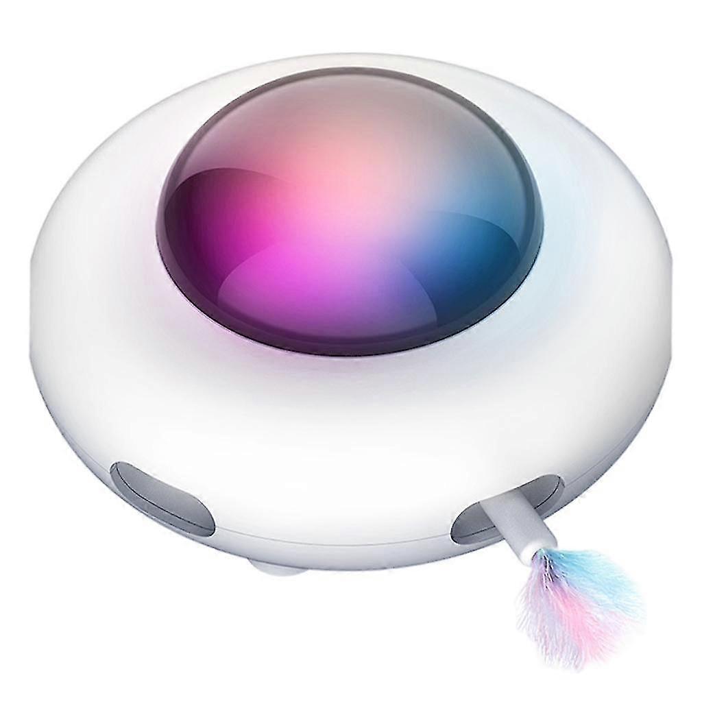 Electric Cat Toy Smart Funny Cat Interactive Automatic Feather Turntable