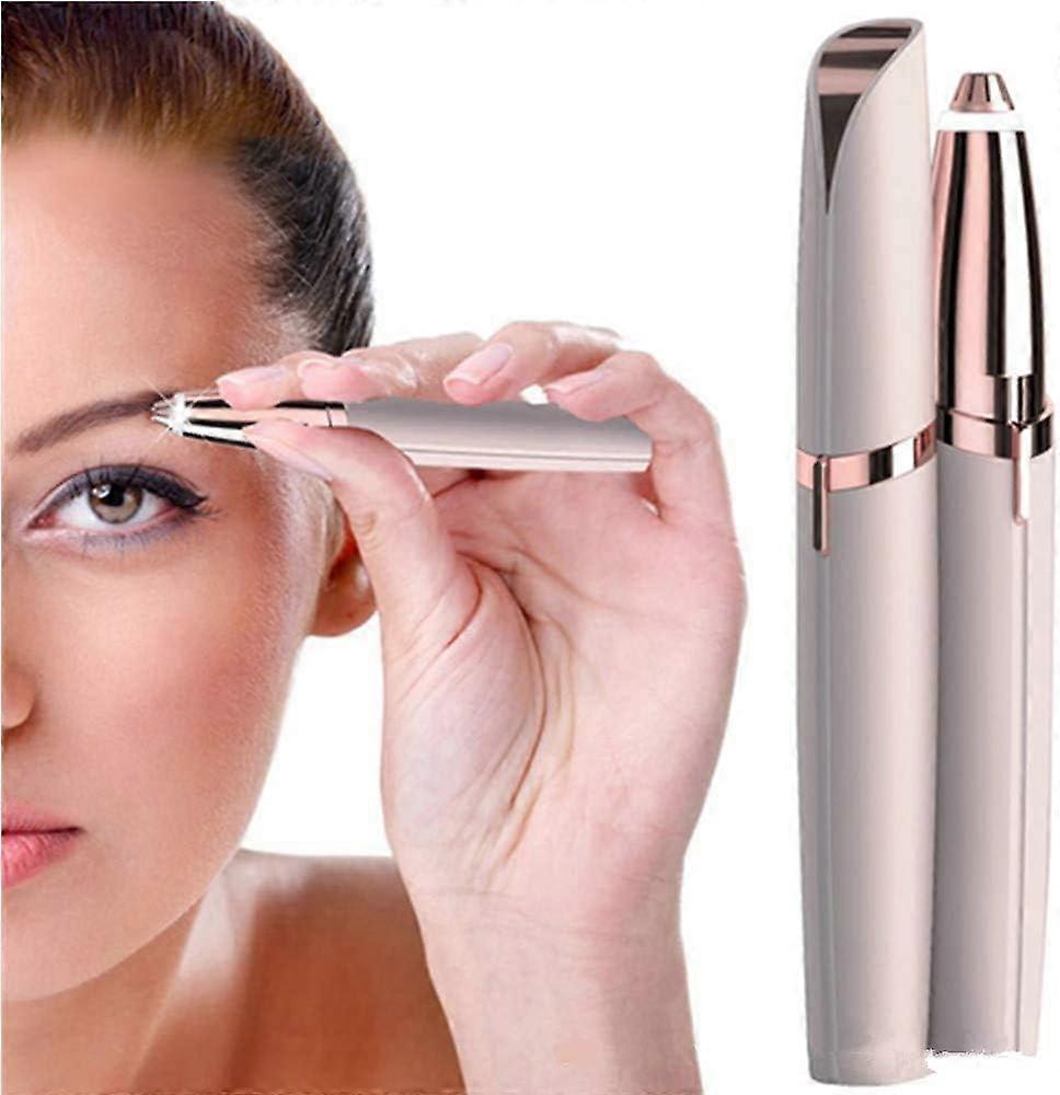 ماكينة حلاقة حواجب مزيل شعر الحواجب للنساء ، ماكينة إزالة شعر الحواجب بحجم أحمر الشفاه ، ماكينة حلاقة شعر الوجه