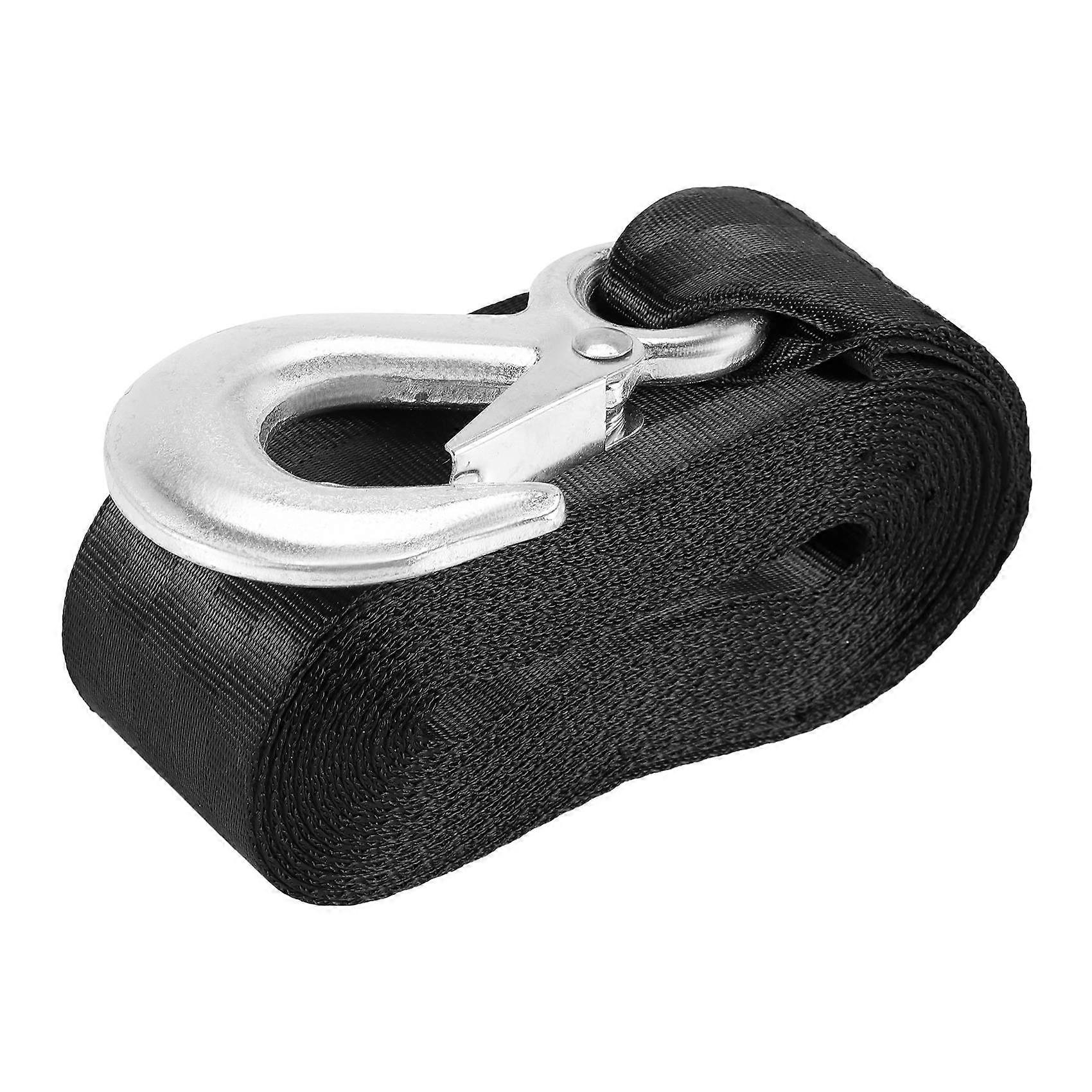 Boat Trailer Winch Strap Replacement with Hook for Boat, Fishing Jet Ski,Towing Replacement Securin