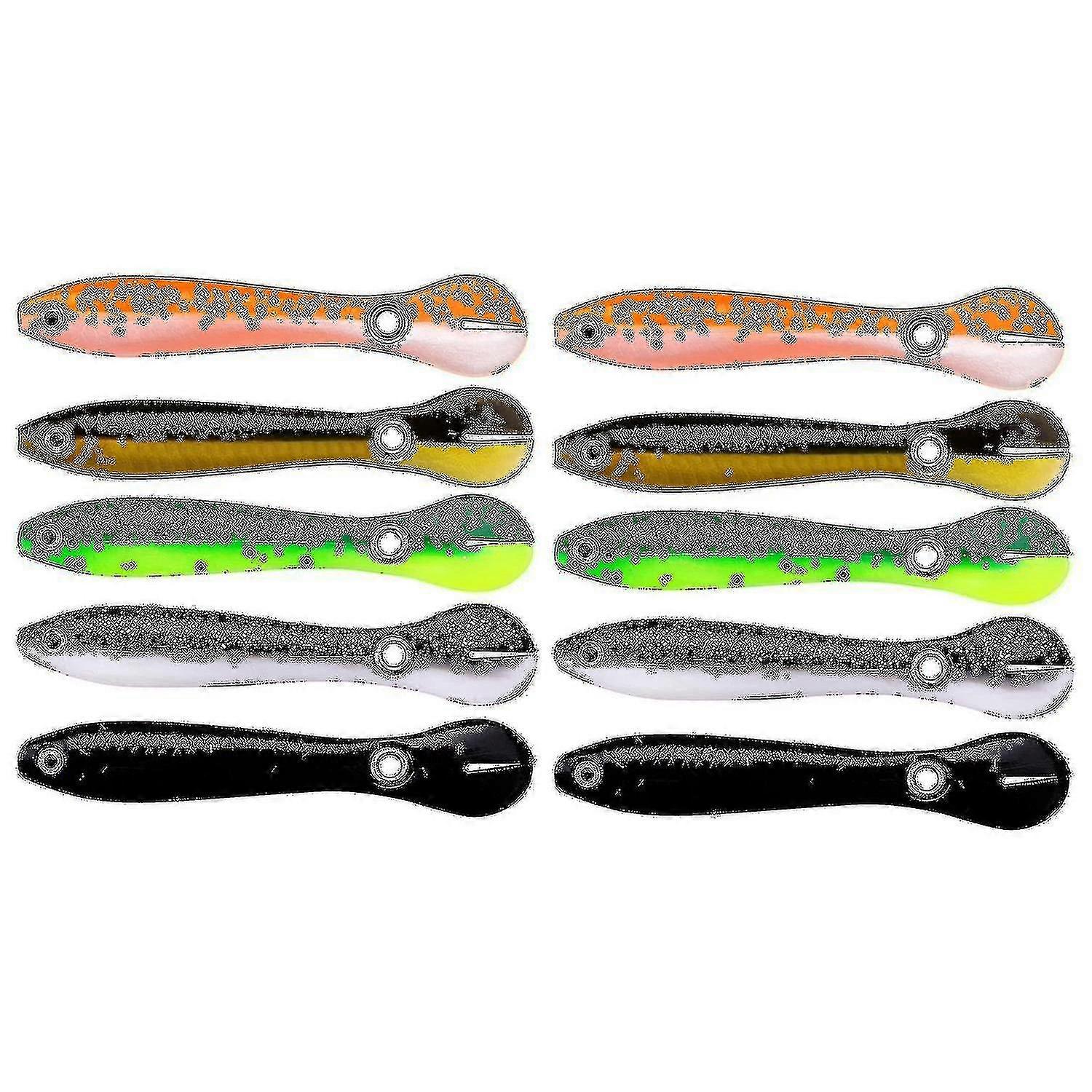 10buc Soft Bionic Nada, Pescuit Nada, Pescuit Nada