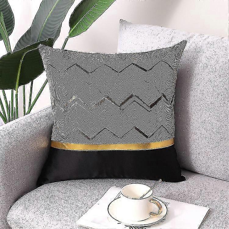 2pcs Throw Pillow Covers Decorative Pillow Cases Simple Pillow Covers