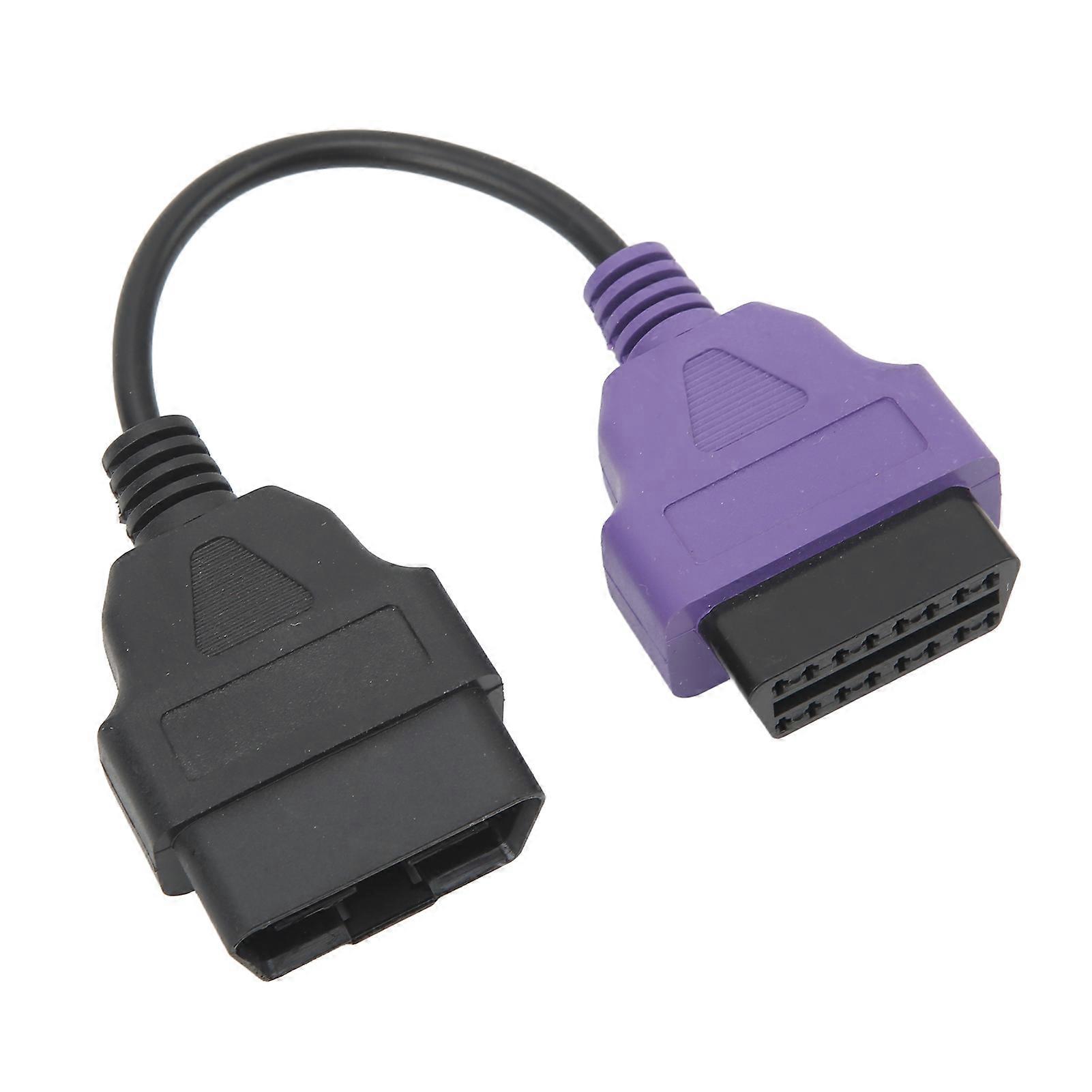 OBD2 Scanner Cable Professional Diagnostic Adapter Cable High Accuracy Replacement for Fiat