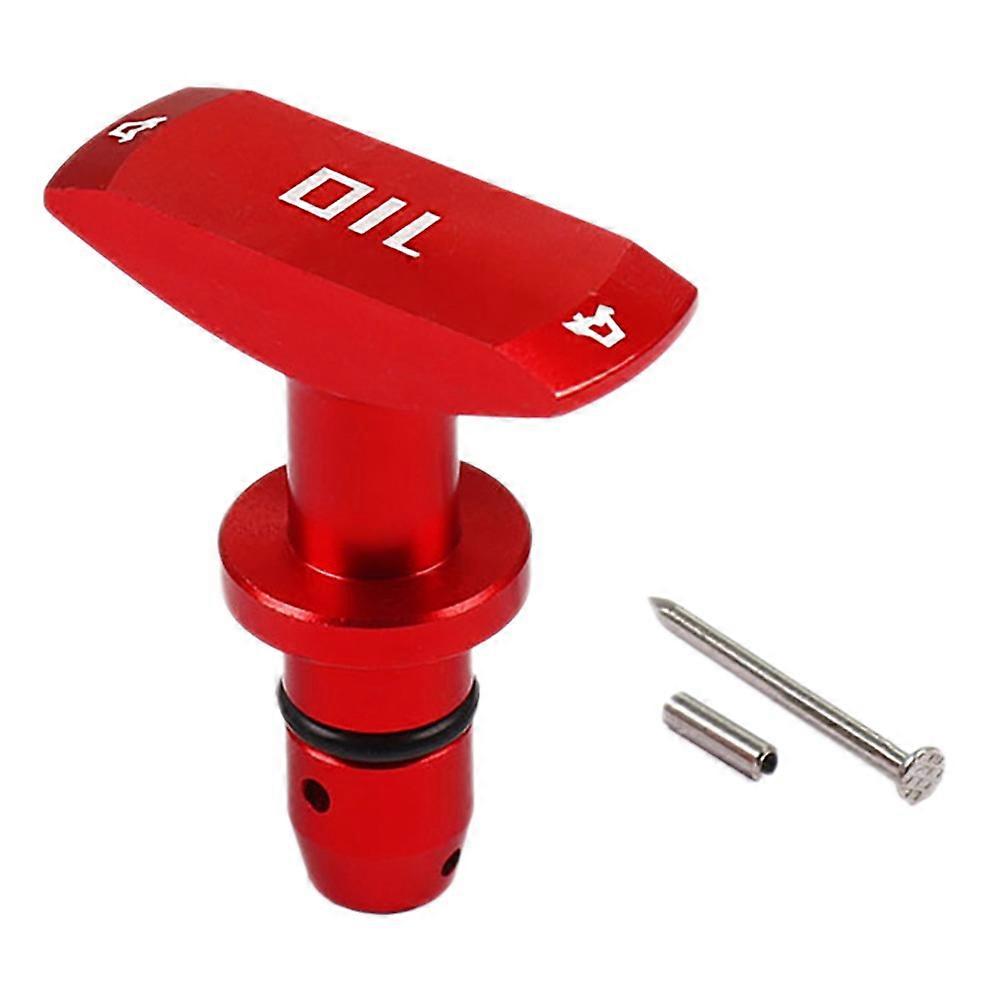 RED 1999-2011 Billet Oil Dipstick Handle Dip Stick for Oil Caliper GT V8 GT500