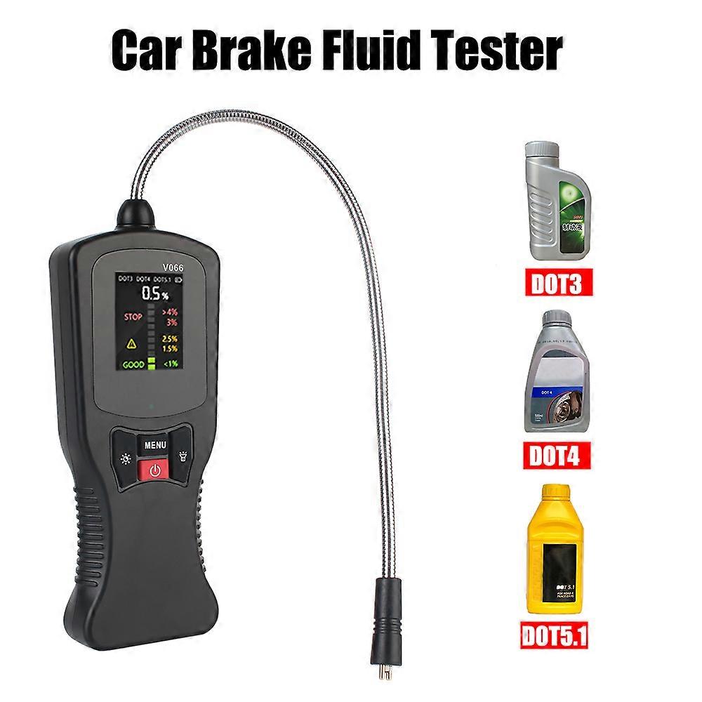 Digital Car Brake Fluid Tester with LED Indicator DOT3 DOT4 DOT51 Oil Test Liquid Detection High Precision Portable