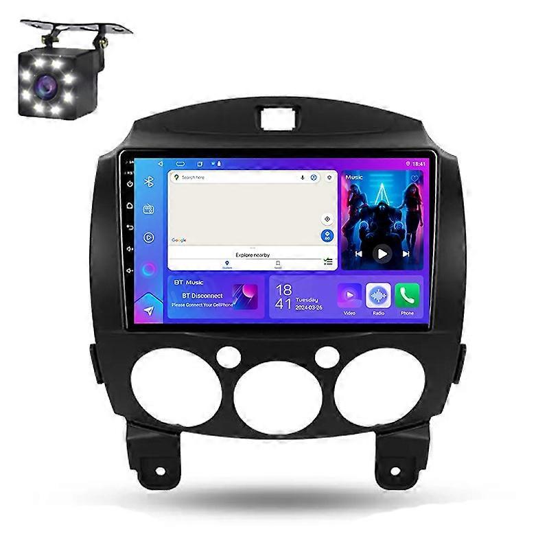 Car Radio Android For Mazda 2 DE 2007 - 2014 Auto Player Stereo GPS