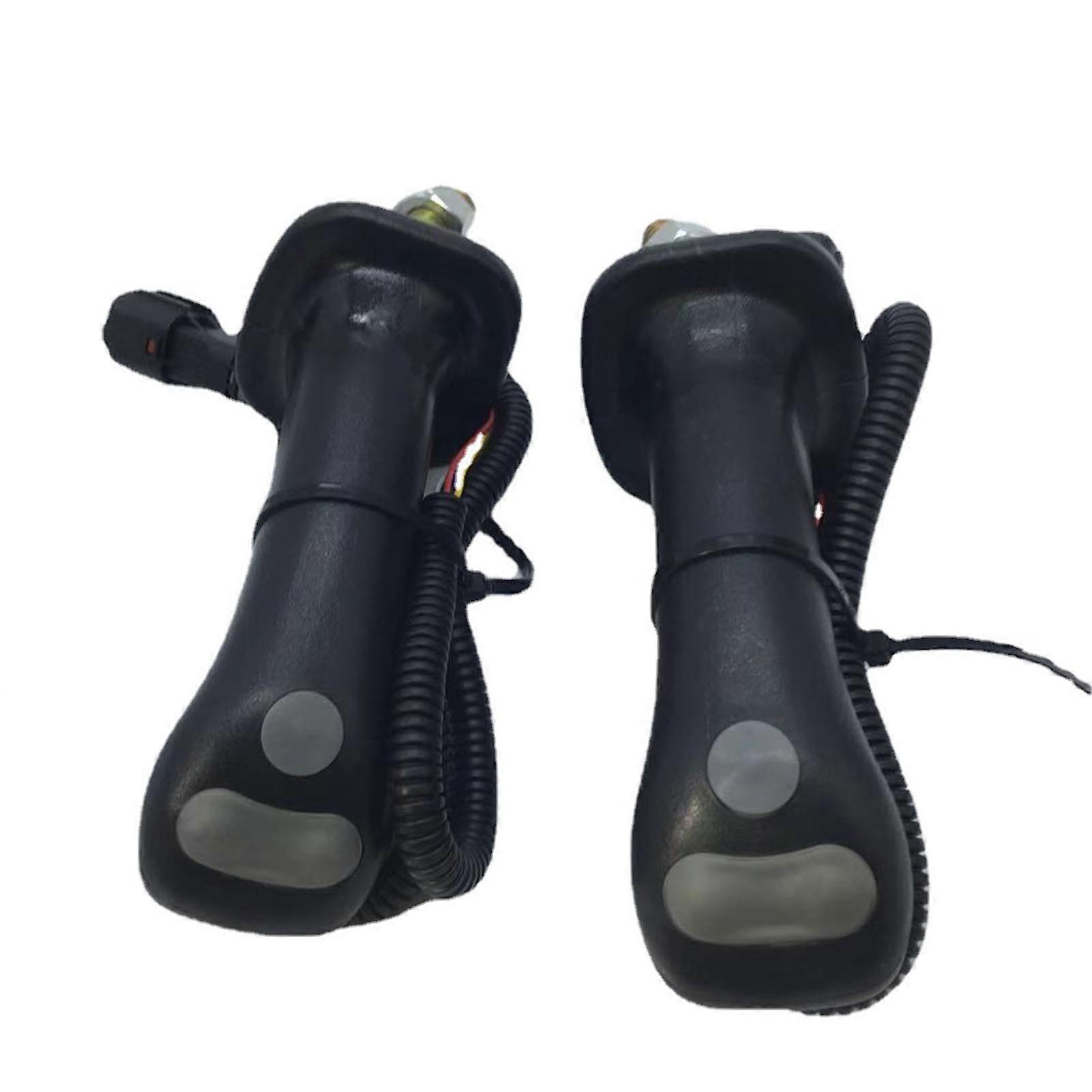 2PCS Excavator Joystick Handles Ergonomic Grip Precise Control Button Handle Excavator Joystick Kit for KOAVX DX225