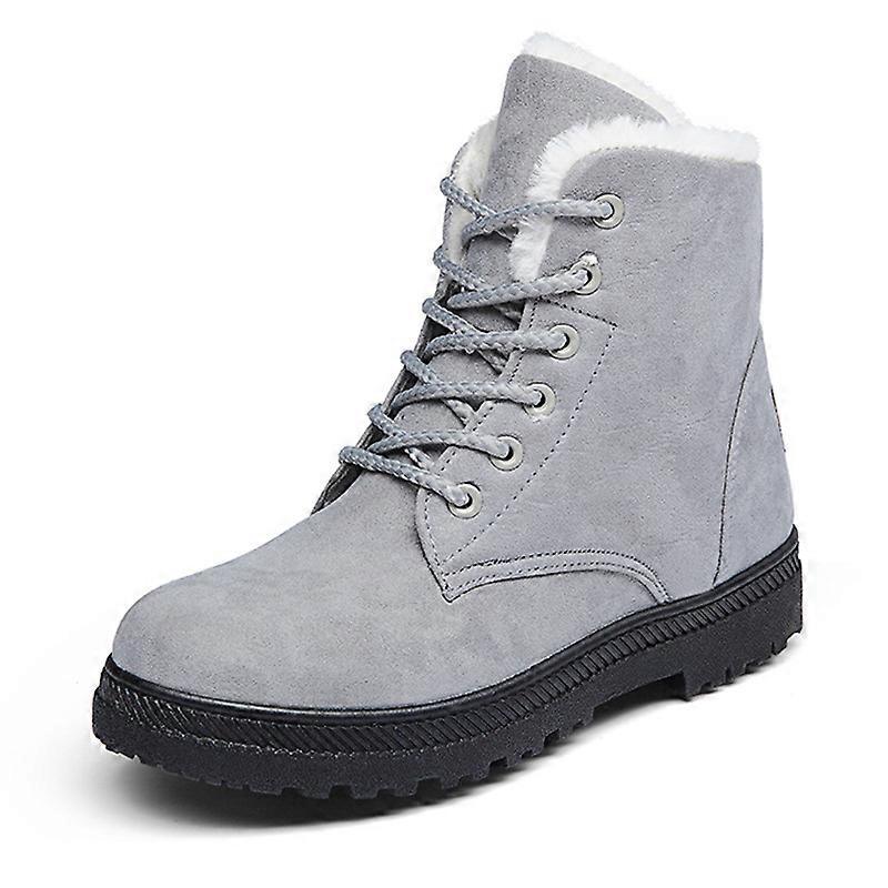 المرأة الشتاء سكيدبروف دافئ الكاحل أفخم أحذية