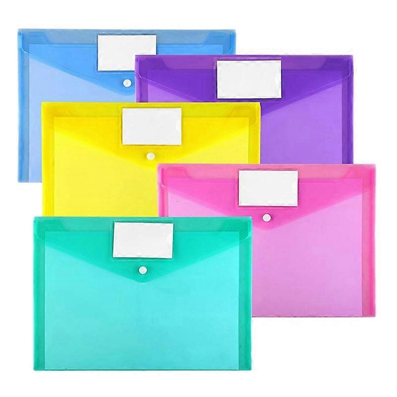 Binder Pockets A6 with Binder Cover, Budget Binder with Cash Envelopes Colorful Separator Label Bud