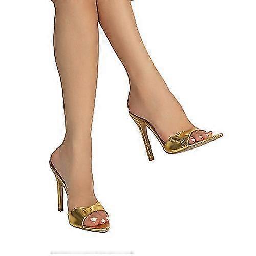 Mode One Piece Talon Ouvert Toe Flip Flops (43, Abricot)