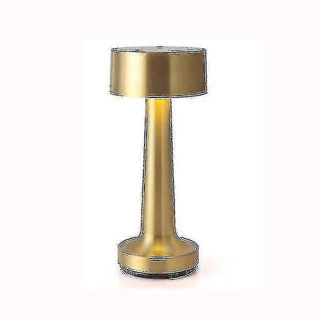 Wiederaufladbare Tischlampen mit Touch-Sensor-Leiste (golden)