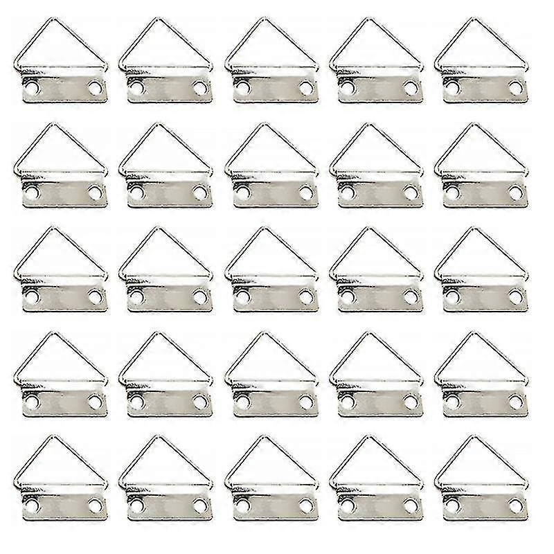 100pcs Triangle Hanging Hooks Picture Photo Oil Painting Mirror Frame Hooks
